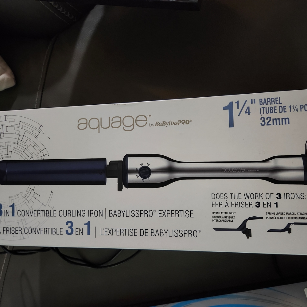 BaBylissPRO Aquage 3-in-1 Convertible Curling Iron